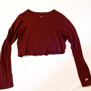 Long sleeve crop top